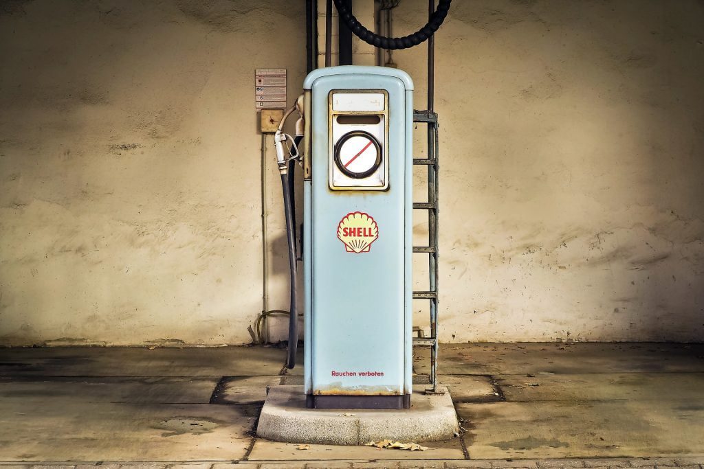 Old Gas Pump